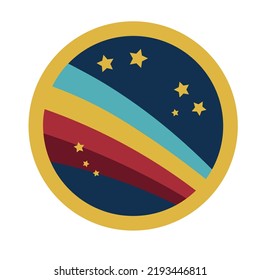 Outer space with stars. Background for brands