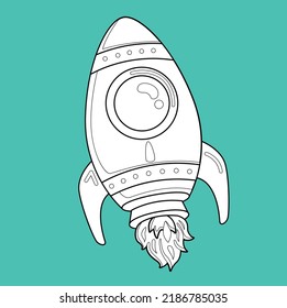 Outer Space Theme Digital Stamp