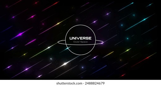 outer space universe design background, outer space poster, abstract gradient, diagonal lines pattern