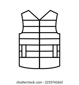 Outerwear black and white doodle illustration 16