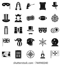 Outerwear icons set. Simple set of 25 outerwear vector icons for web isolated on white background