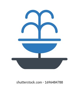 outfall vector glyph  color icon 