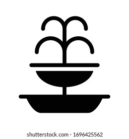 outfall vector glyph flat icon 