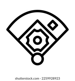 Outfilder Vector Line Icon Design