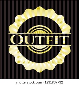 Outfit gold emblem or badge