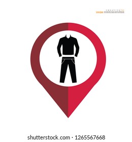 outfit icon.vector illustration.