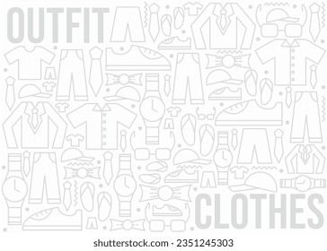 Outfit pattern or background design