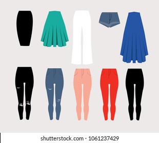 Outfits - kinds of bottoms