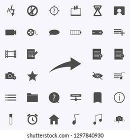 outgoing arrow icon. web icons universal set for web and mobile