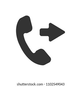 outgoing call icon