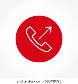 Outgoing Call icon