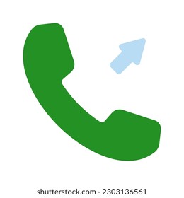 Outgoing Call icon. sign for mobile concept and web design. vector illustration