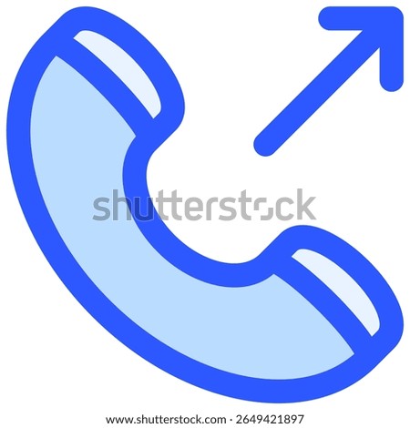 Outgoing Call icon symbol. Vector illustration
