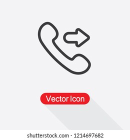 Outgoing Call Icon Vector Illustration Eps10