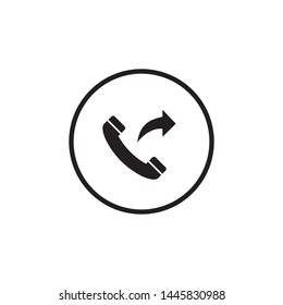 Outgoing call to mobile phone icon