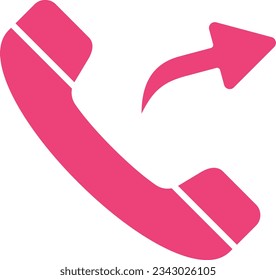 Outgoing Call vector icon. Can be used for printing, mobile and web applications.