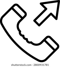 Outgoing Line Icon and Vector