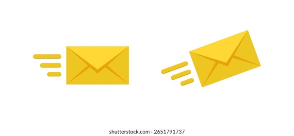 Ícone de email de saída. Símbolo de envio rápido de email e mensagem