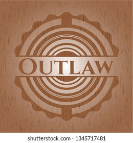 Outlaw wooden signboards