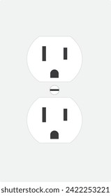 outlet, electrical outlet graphic, american outlet