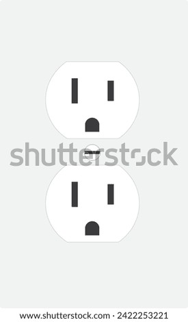 outlet, electrical outlet graphic, american outlet