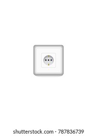 Outlet on a white background