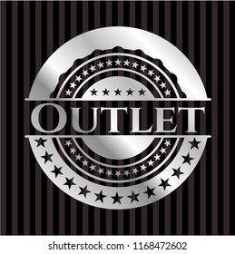 Outlet silver emblem