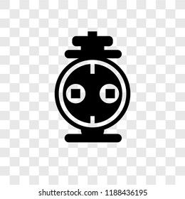 Outlet vector icon isolated on transparent background, Outlet transparency logo concept