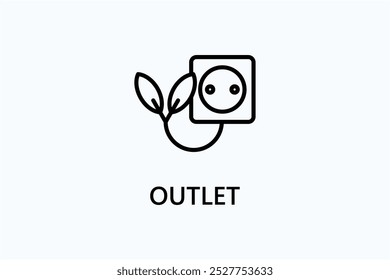 Ícone De Vetor De Saída Ou Ilustração De Logotipo