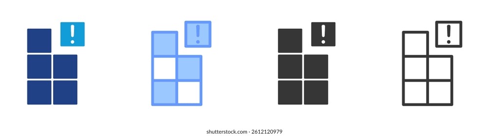 Outlier icon set multiple style collection