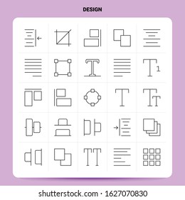 OutLine 25 Design Icon set. Vector Line Style Design Black Icons Set. Linear pictogram pack. Web and Mobile Business ideas design Vector Illustration.
