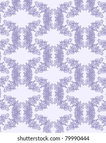  Outline abstract flowered pattern