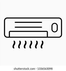 Rahmenklimagerät, Vektorsymbol