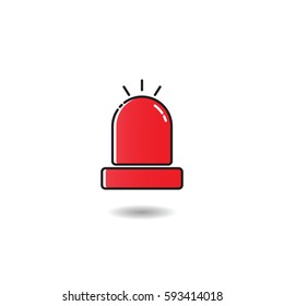 Outline alarm icon