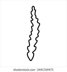 Outline Algae Plant Abstract Vector Element