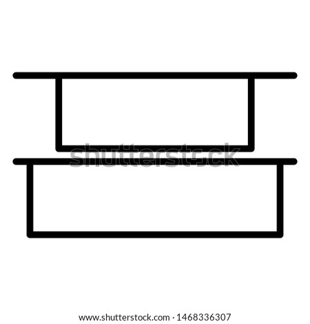 Outline alignment,distribute right.distribute center,distribute left,horizontal align center,left,right,vertical align left,center,right vector icon. editable vector stroke