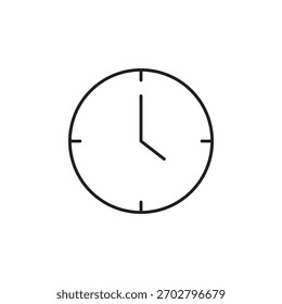 Analoge Uhrensymbole zur Anzeige oder Einstellung von Zeit und Dauer.