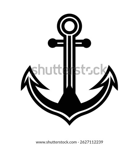 Outline Anchor Icon for Foundation