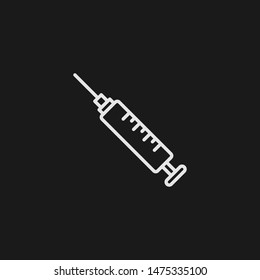Outline anesthesia vector icon. Anesthesia illustration for web, mobile apps, design. Anesthesia vector symbol.