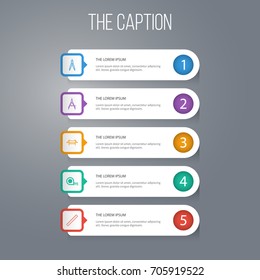 Outline Architecture Set Of Golden Gate, Direction, Measurement Dividers 