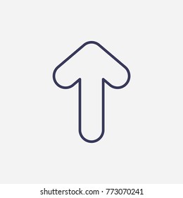 Outline arrow icon illustration vector symbol