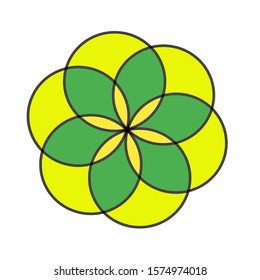 Outline art. Abstract vector for background