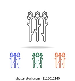 Outline Asparagus icon. Elements of fruits and vegetables in multi colored icons. Premium quality graphic design icon. Simple icon for websites, web design, mobile app on white background