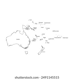 El esquema del mapa de Australia se llama Vector