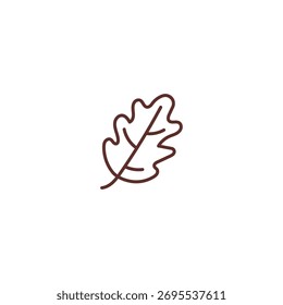 Icono de hoja de arce de otoño
