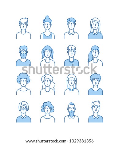 Similar – Image, Stock Photo Anonymously. Characters