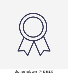 Outline award  icon illustration vector symbol
