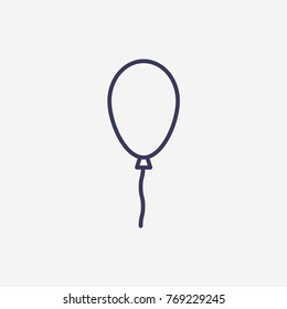 Outline ballon icon illustration vector symbol 