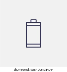 Outline battery icon illustration vector symbol