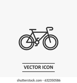 Outline bike   icon illustration vector symbol